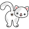 Chaton par derrière, connard, chat, chaton, cul