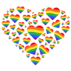 Gay Pride rainbow color LGBT