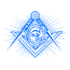 Frimurer symbol symbol G-øjenvinkler og kompasser
