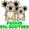 Proud big brother Koala
