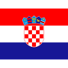 Bouche avec le drapeau Croatie