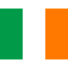 Avec le drapeau irlandais