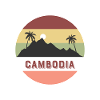 Cambodia retro country and countries