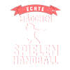Echte Mädchen spielen Handball