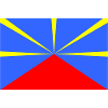 Reunion Islandin lippu "Lo mahavéli" 974