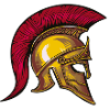 symbole de casque spartiate