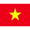 Avec le drapeau du Vietnam