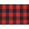 Flannel check pattern red