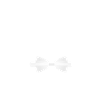 Humorystyczny design Big Man Biała muszka