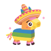 Cute Pinata with Hat