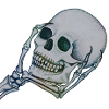 HELLFARBIGER SCHÄDEL