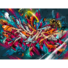 Buntes Graffiti