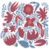 Fleurs lancées