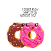 Donut love partner relationship boyfriend joke funny
