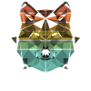 Wolf face wolves gift