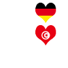 Germany and Tunisia Genial / Gift