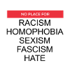 No place for racism