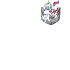 Einhorn Brusttasche