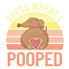 Dachshund Poop Lustige Wiener Weiner Hund