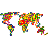 World map crazy