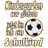 Schulanfang Fussball Kindergarten war gestern