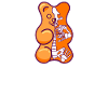 Orange Gummy Bear Anatomy