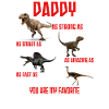 DADDY Saurus, Daddysaurus Daddy Dinosaurier