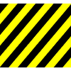 Barrier tape black yellow
