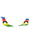 Collier Coupe du monde blanc