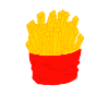 Pommes - Essen - Geschenk