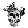 Skull Skull Skull Skirt Gothic