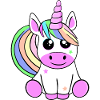 Ein süsses Einhorn.