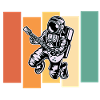 Cadeau rock and roll d'astronaute guitariste