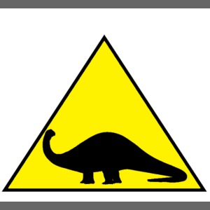 Silhouette Brontosauro2