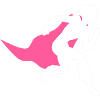 Super-femme avec cape
