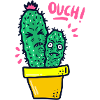Ouch, cute cacti!