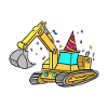Excavator birthday