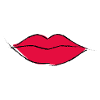 Mouth red lips