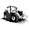 Tractor - tug - farmer - farmer