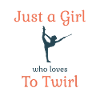 Baton Twirling Dancing Gymnast Gift