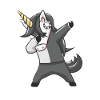 Dabbing unicorn