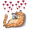 Cat Mouse Amico Amore Partnership Romance