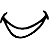 Laughing mouth.