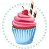 Cherry cupcake