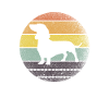 Retro Dachshund