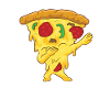 Dabbing Pizza Funny Pizza