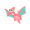 Cute Pterodactylus Dinosaur