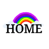 Regenbogen Geschenk Regenbogenshirt Home Zuhause