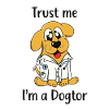 Funny Dog Doctor Cartoon