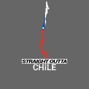 Straight Outta Chile country map & flag
